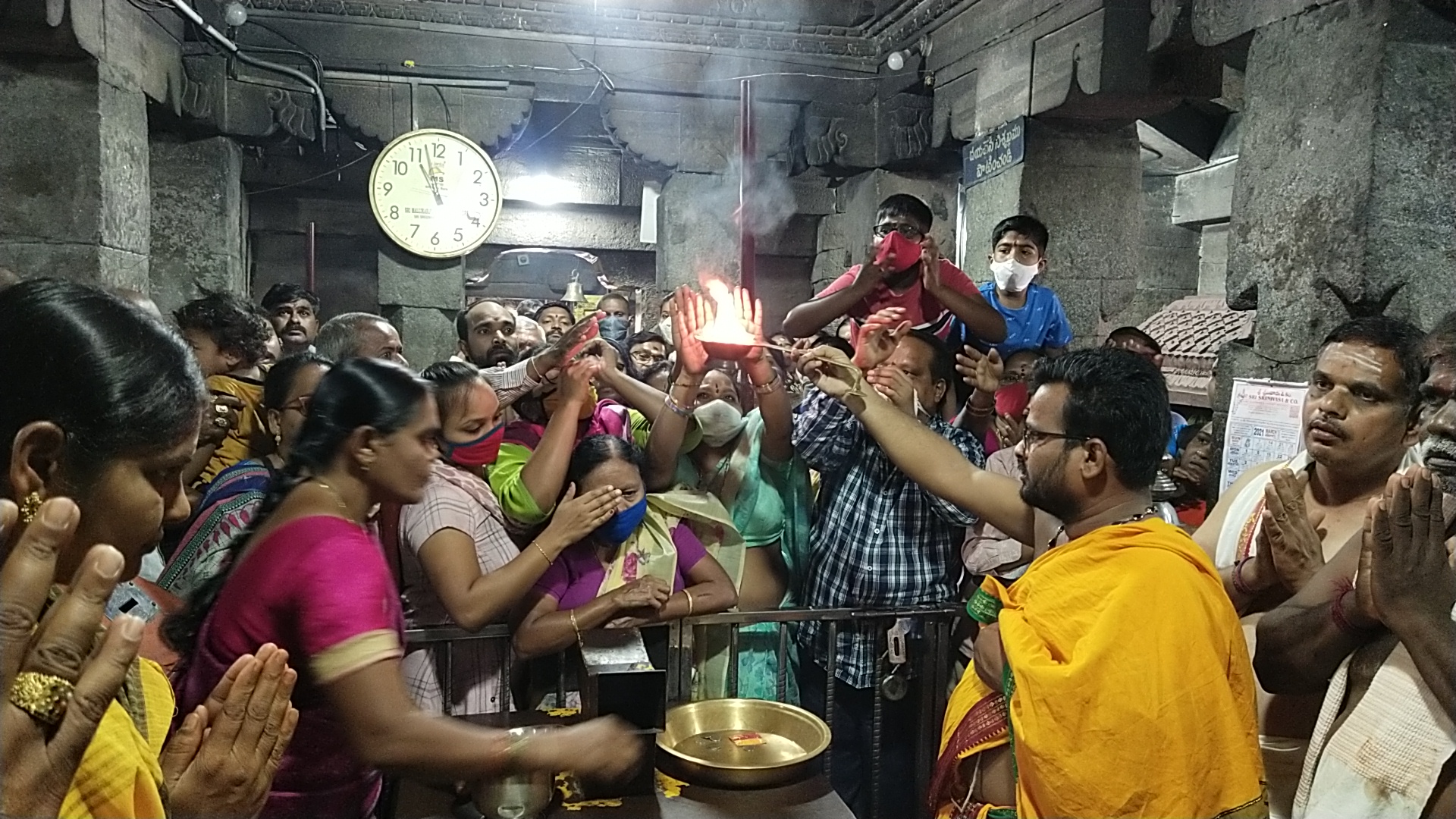 Priests held aarudrothsavam festival at the Alampur Bala Brahmameshwara Swamy Temple in Jogulamba Gadwal district.