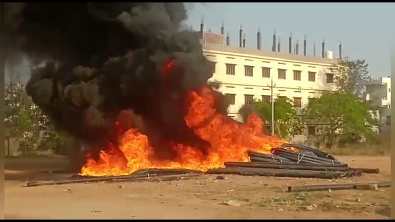 Mission Bhagiratha,Mission Bhagiratha pipes burnt