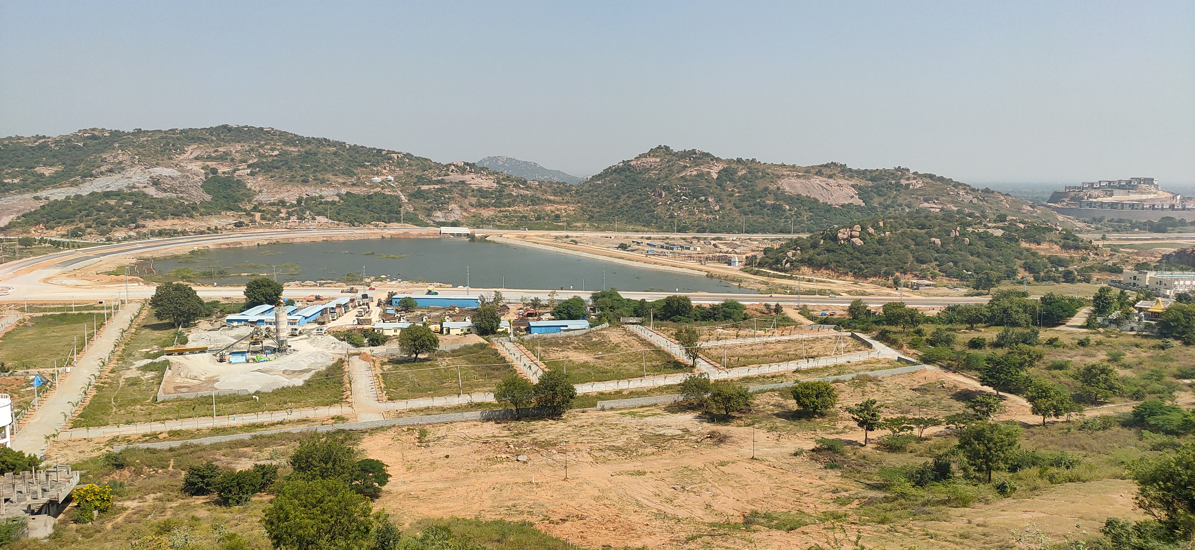 gandicharla turns into a devotional center in the part of yadadri temple development works