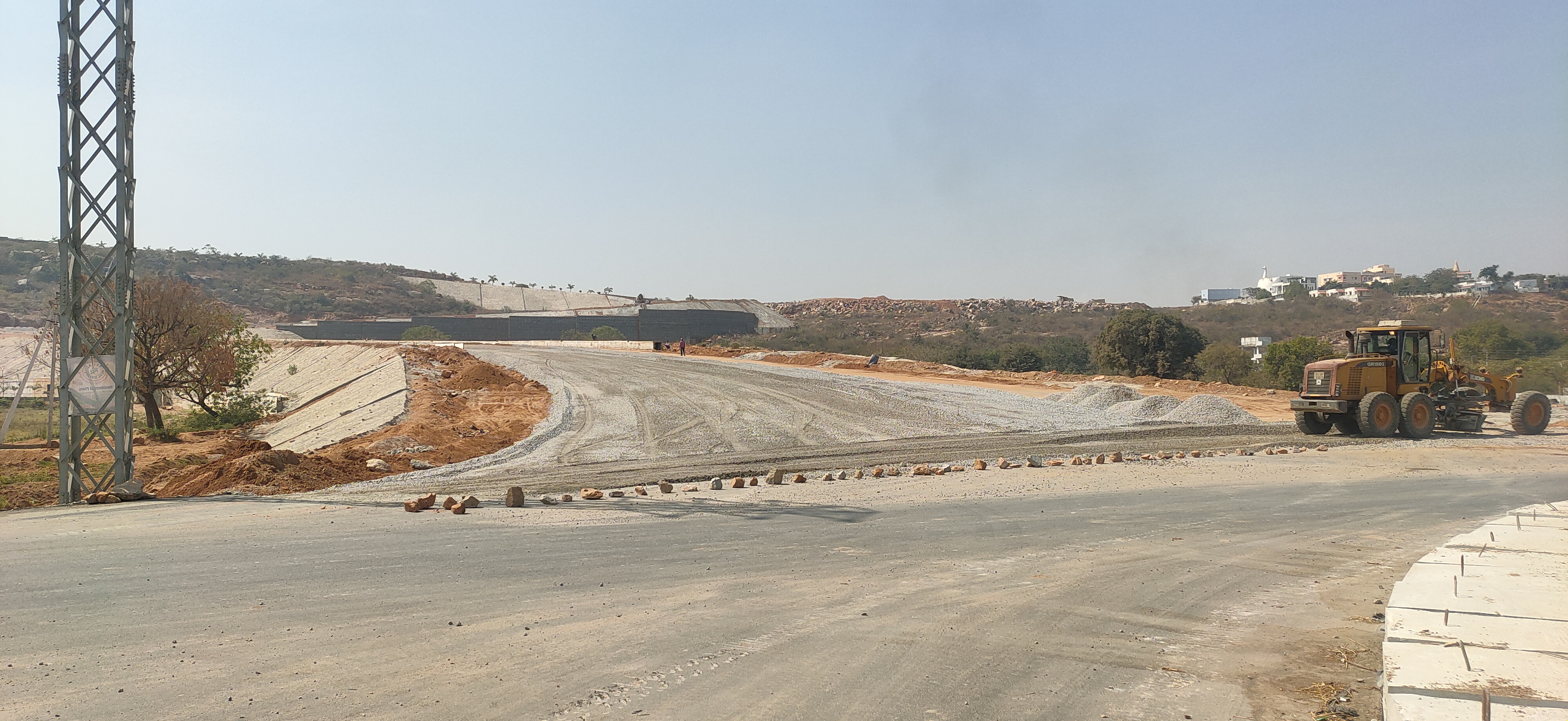 yadadri temple city Accelerated road works