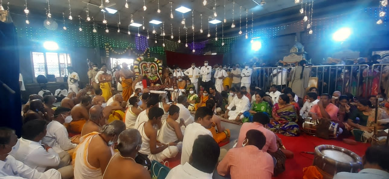 Annual Brahmotsavam at Yadadri Temple