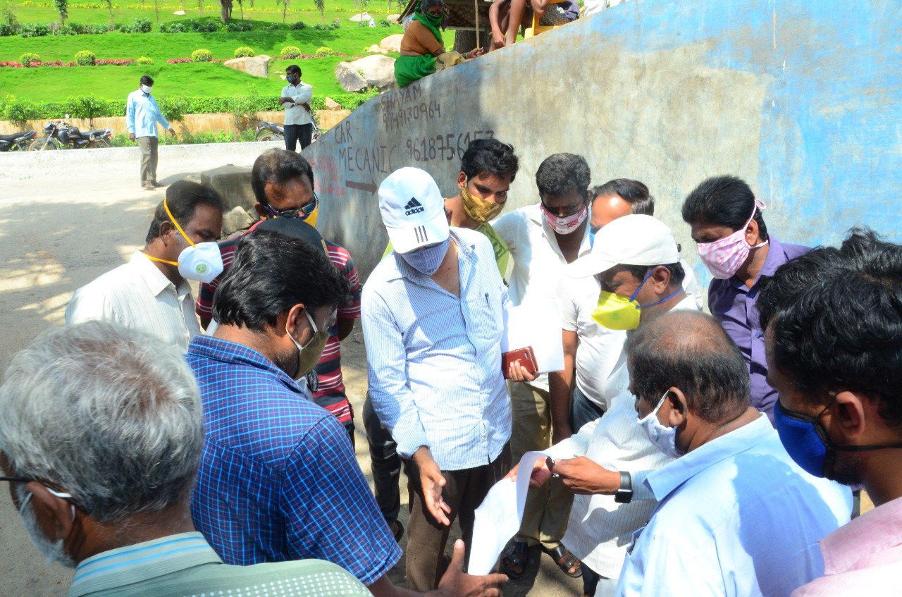 road expansion works got stopped in yadadri district by local residents