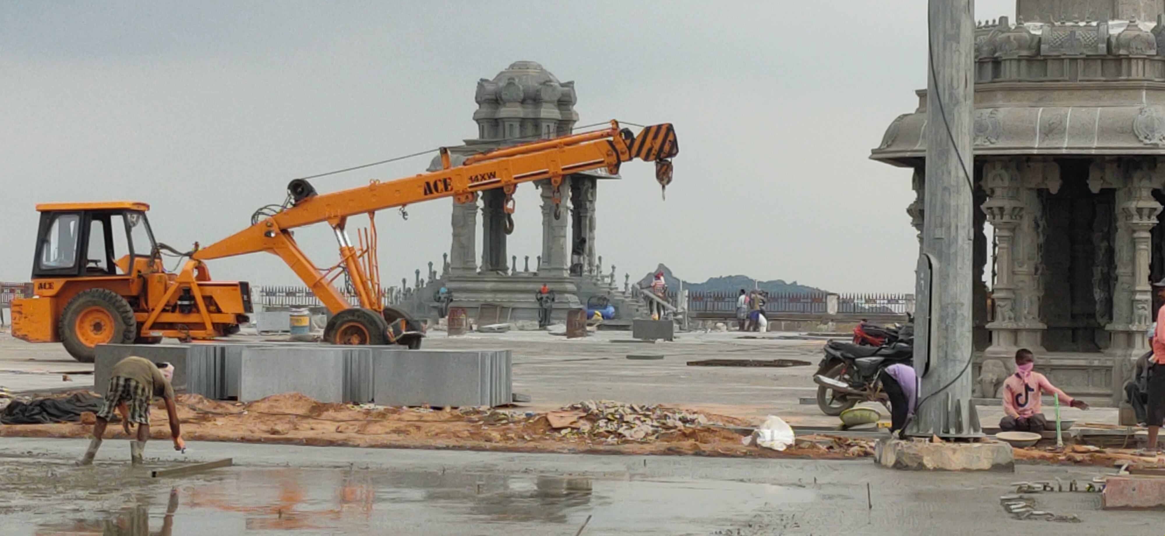 yadadri renovation works mostly completed in 2 days