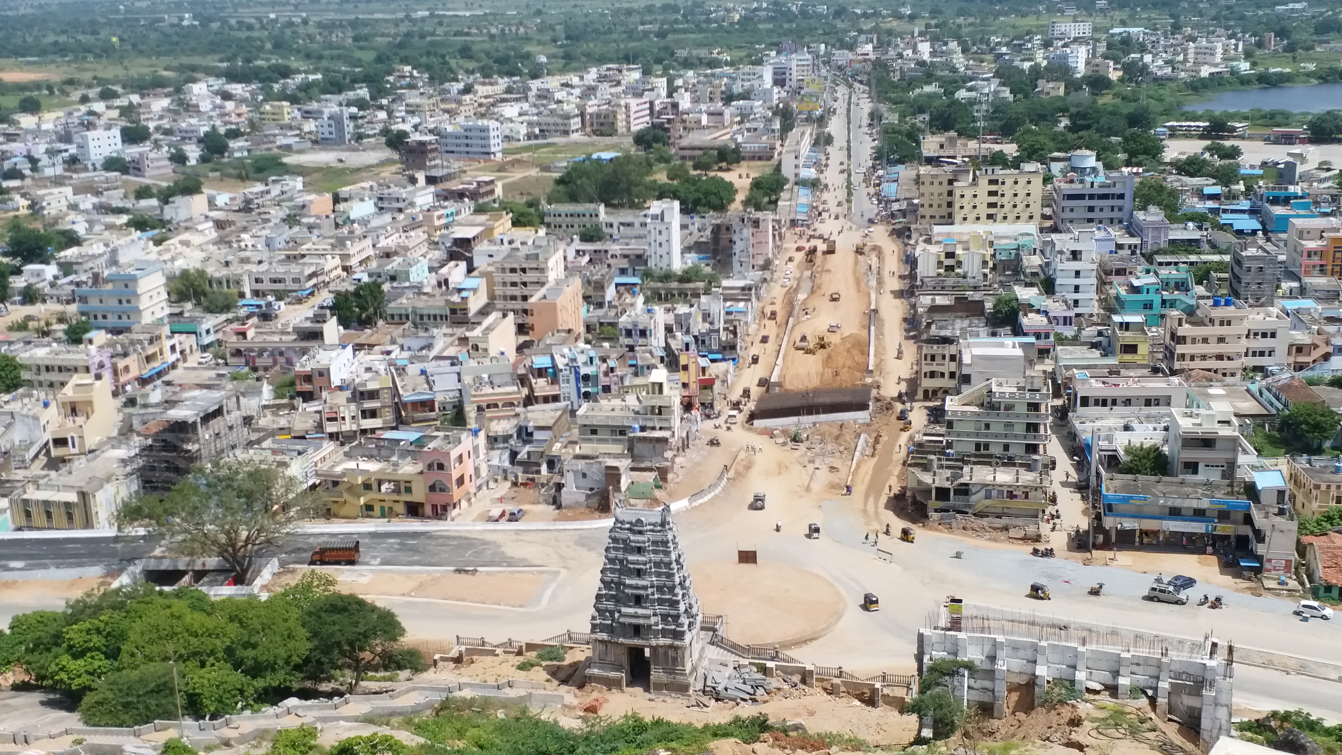 yadadri recontruction works, sri lakshmi narasimha swamy temple