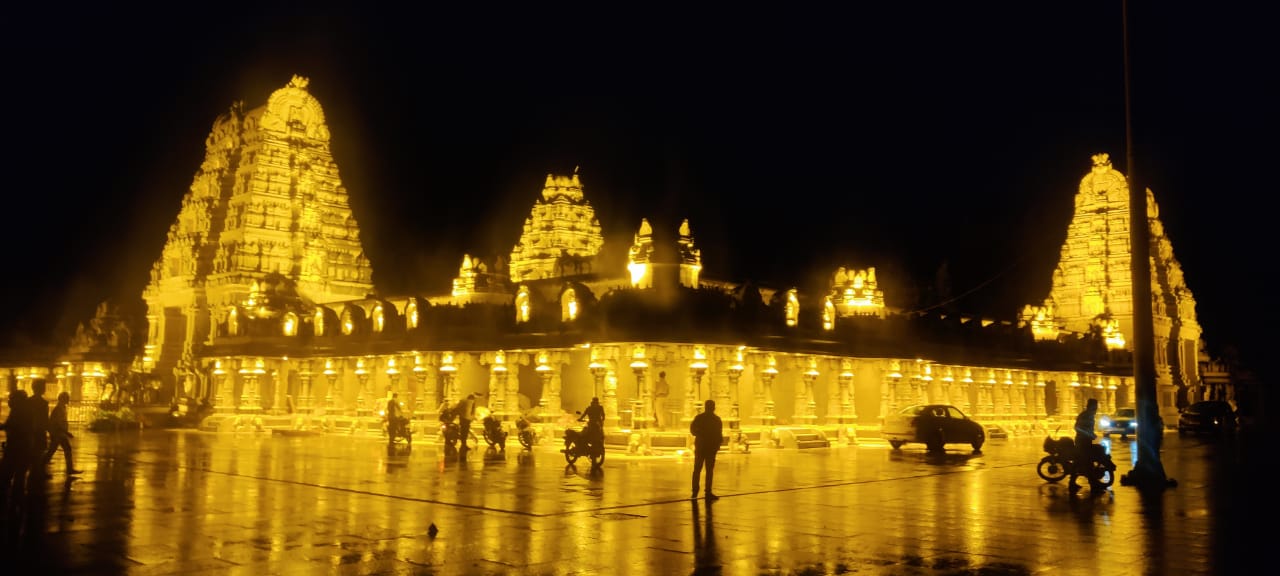 yadadri temple lighting trail run