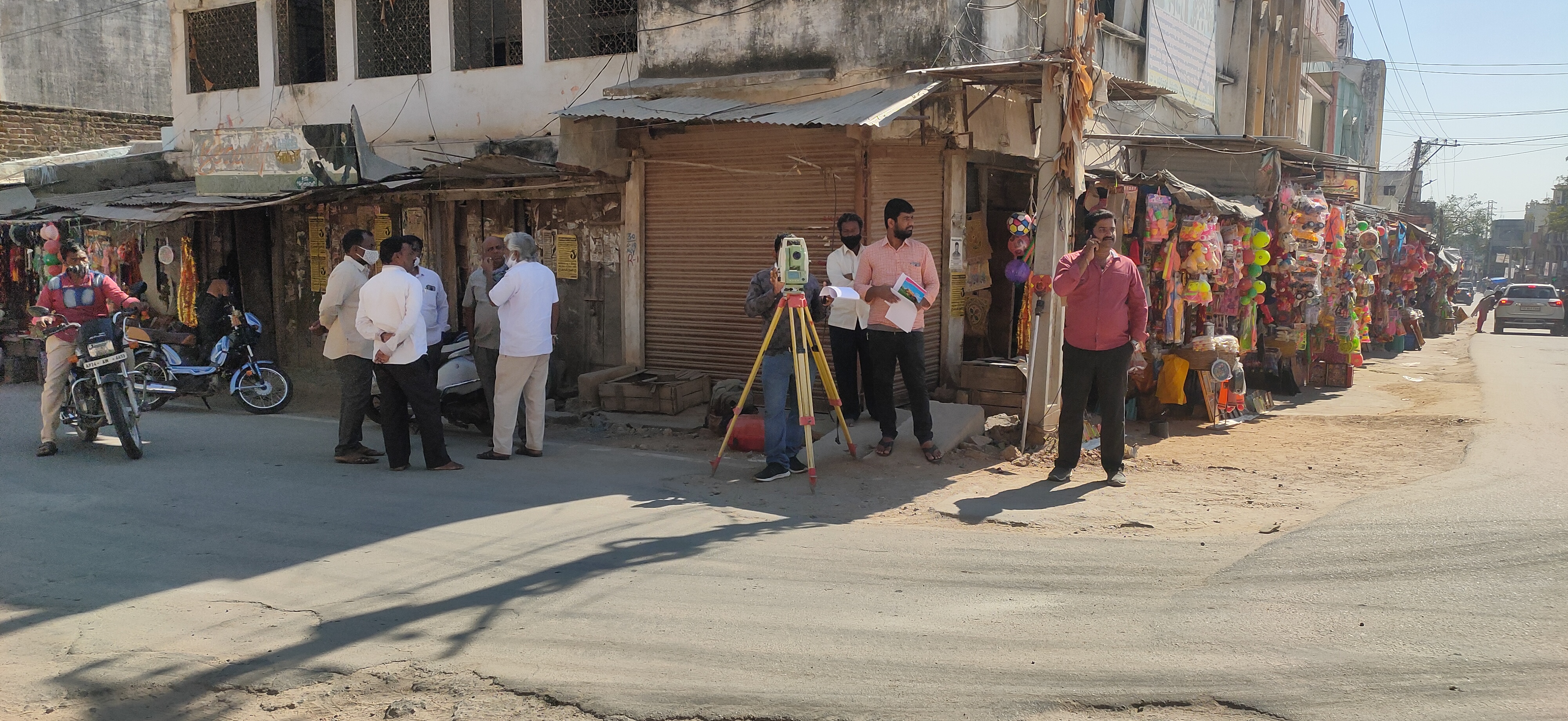 Land Survey in yadagirigutta for 6 lane road