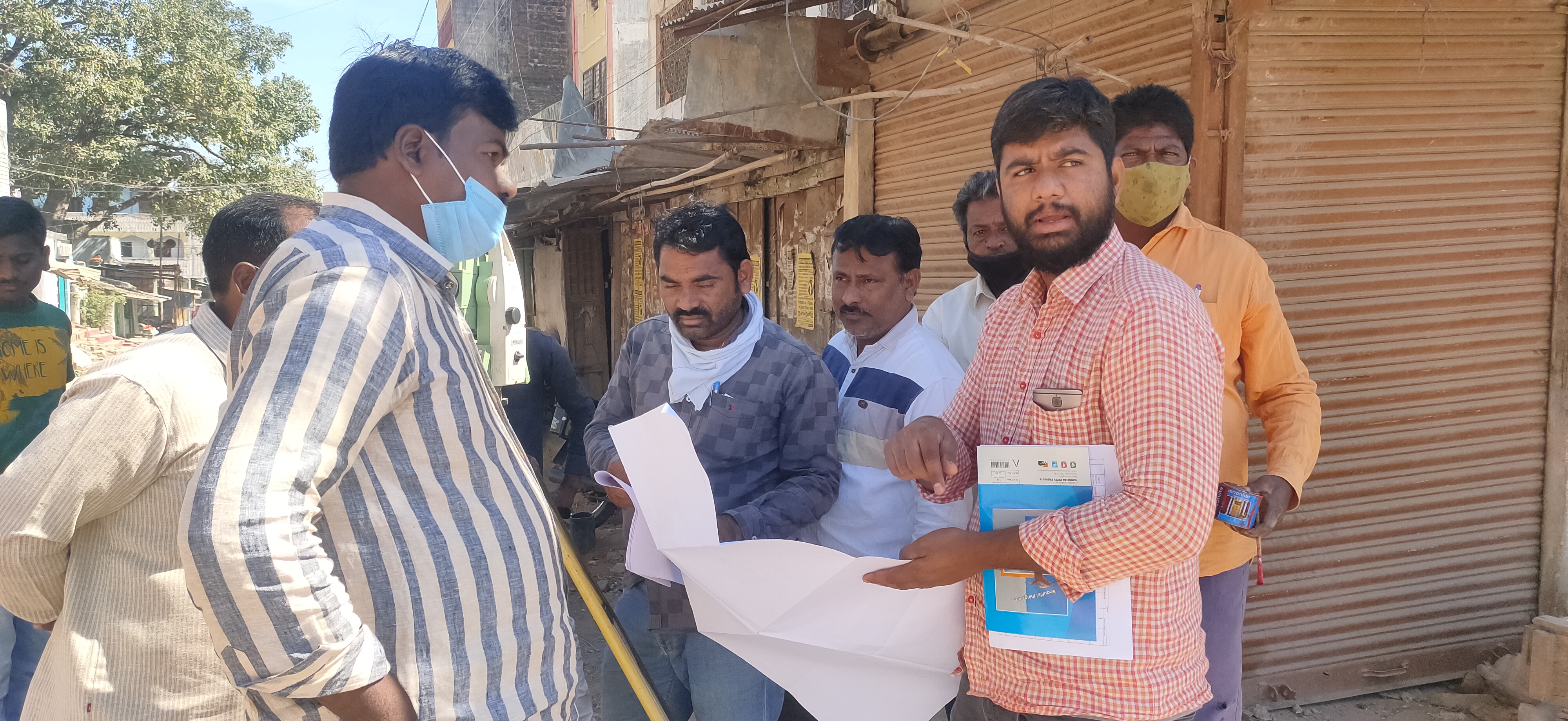 Land Survey in yadagirigutta for 6 lane road