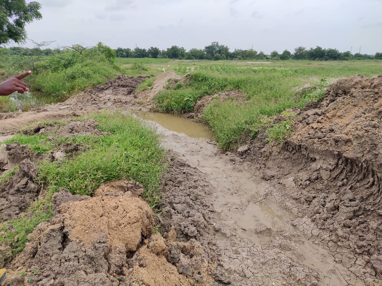 farmers facing problems with feeder channel canal in theryala of yadadri district