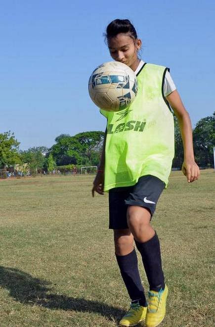 nizamabad district player selected for indian women football team