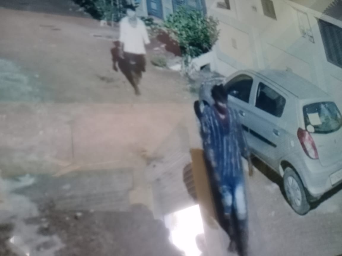 Thieves theft a two-wheeler in nizamabad