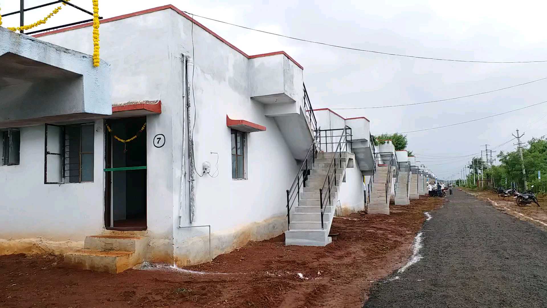 minister harish rao opened double bedroom houses in jaheerabad