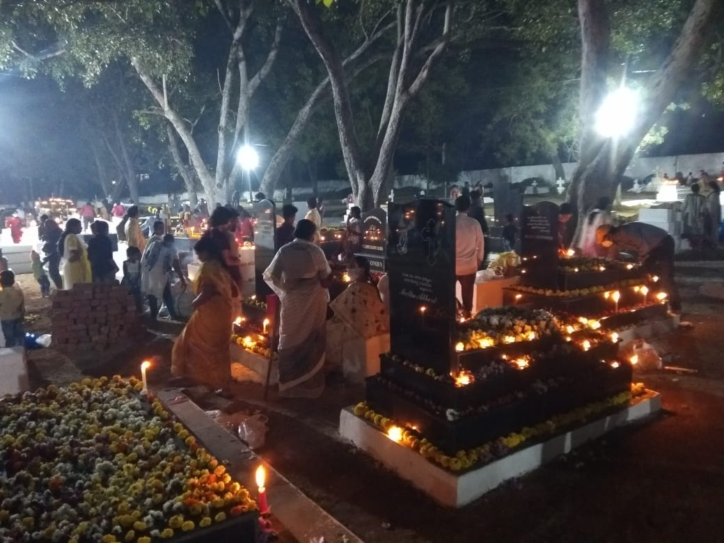 Tombs festival in medak church