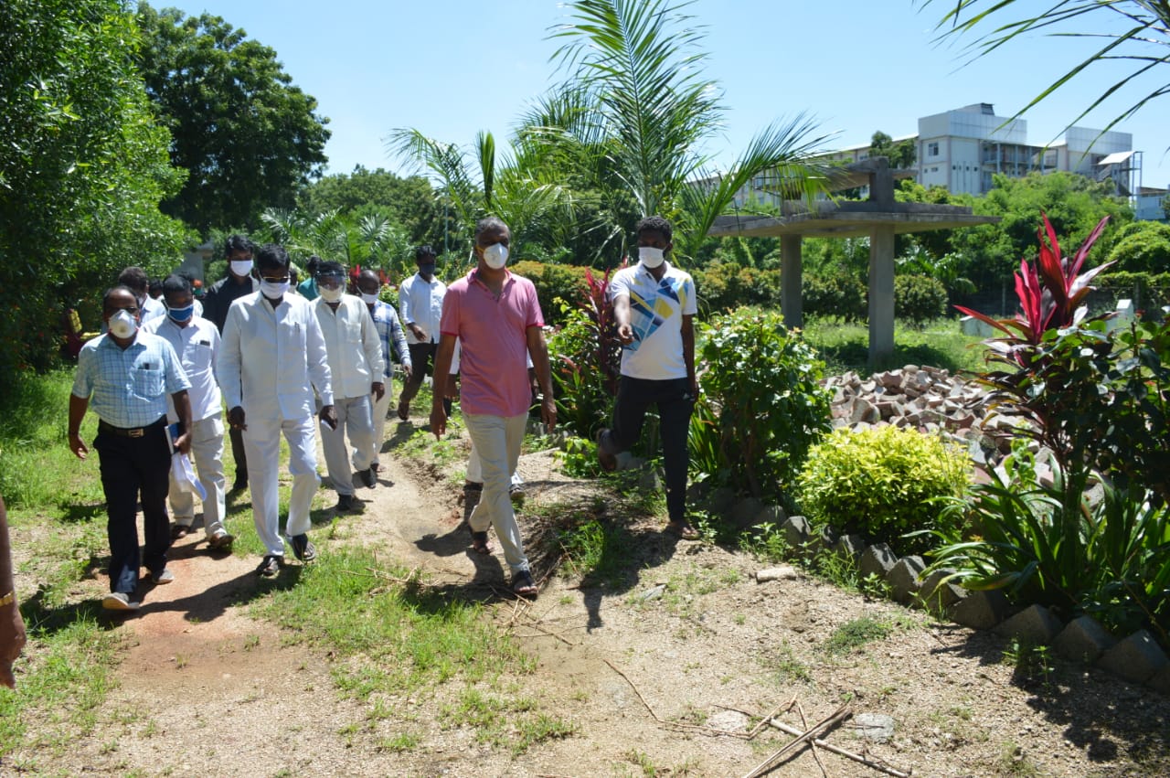 minister harish rao visited in siddipet komati cheruvu