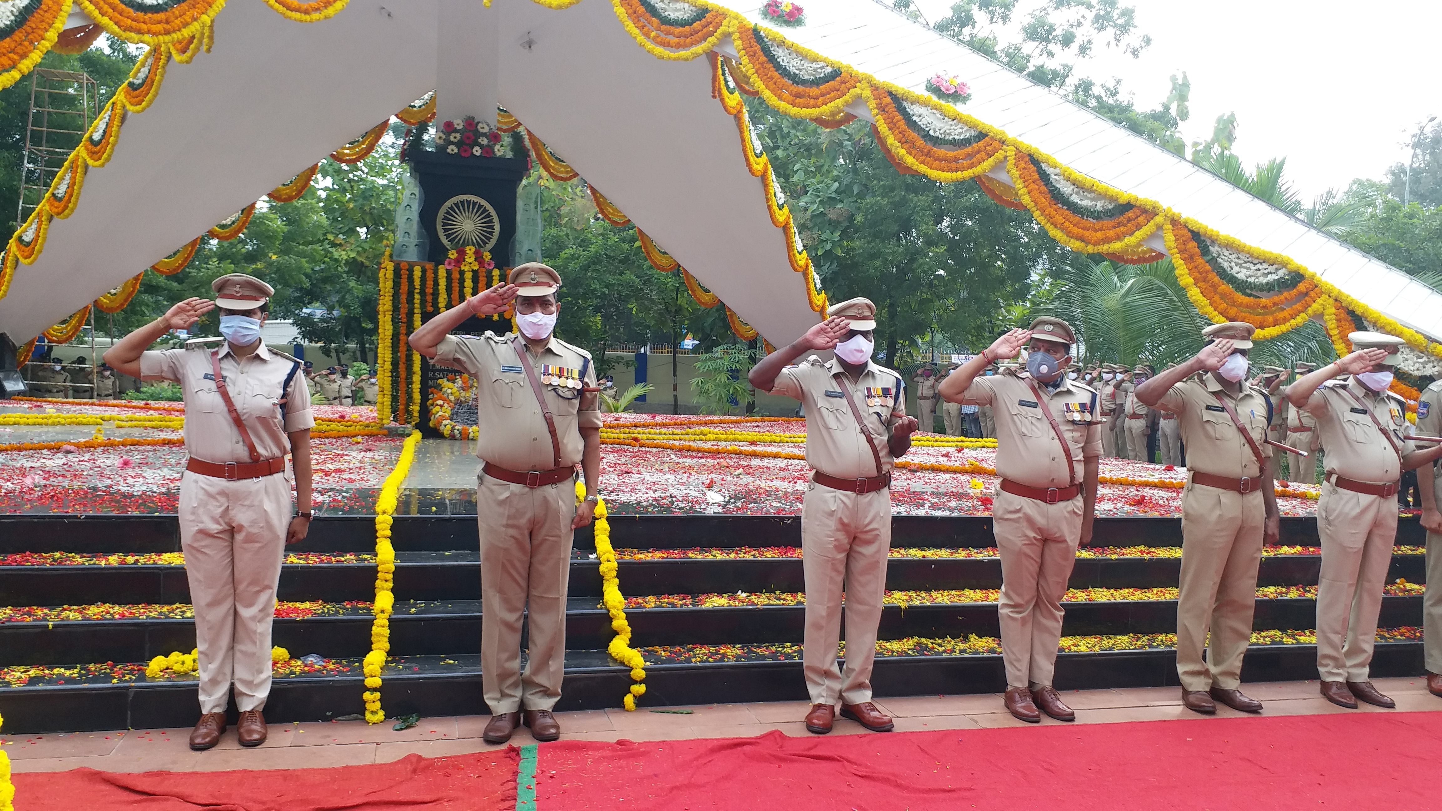 police Martyrs' Remembrance Day celebrations in warangal urban district