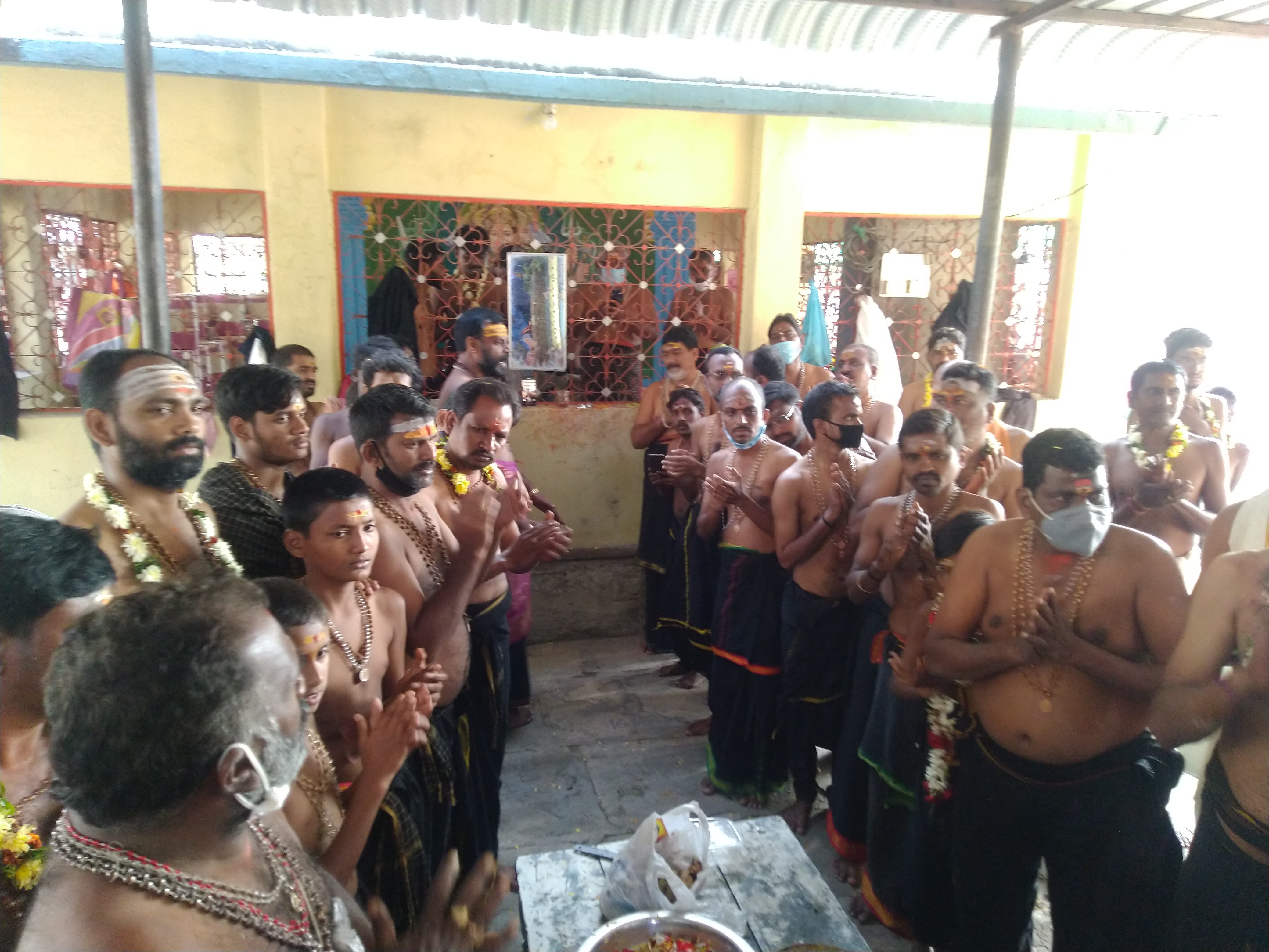 ayyappa padi pooja in kasibugga temple