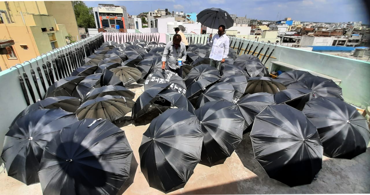 umbrella, umbrella distribution, umbrella distribution in warangal