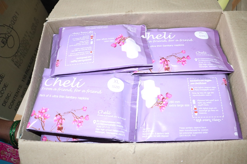 cheli sanitary napkins export to Mumbai