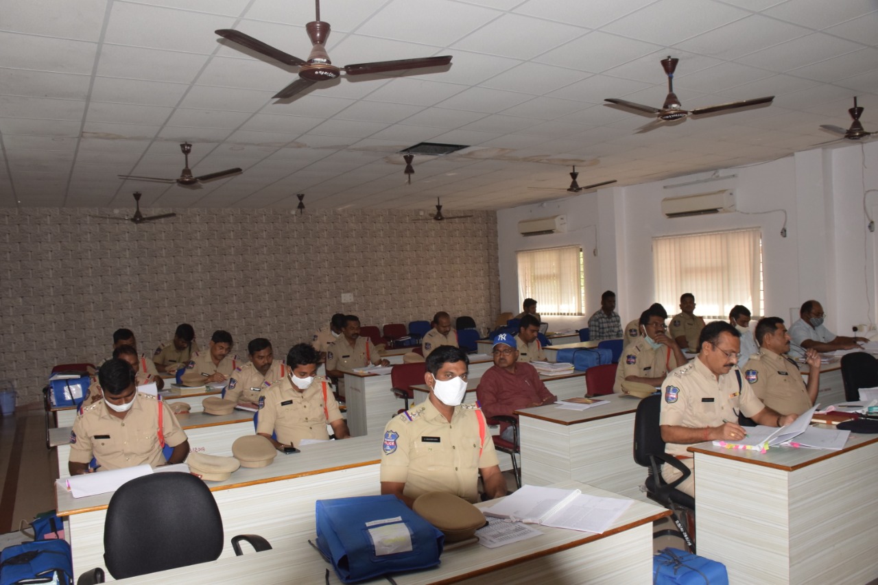 Jayashankar Bhupalpally Additional SP meeting with District Police Officers