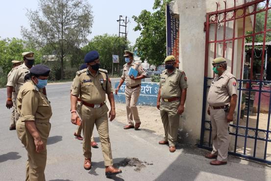 The commissioner of Police visit police line and several check post