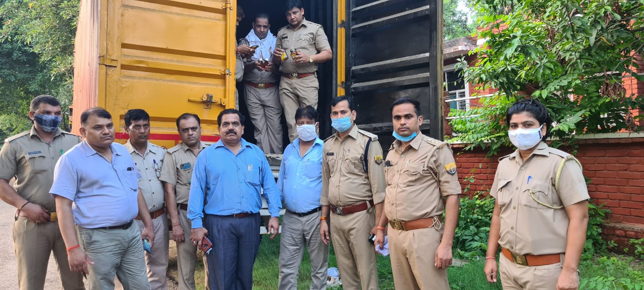 A team of excise inspectors