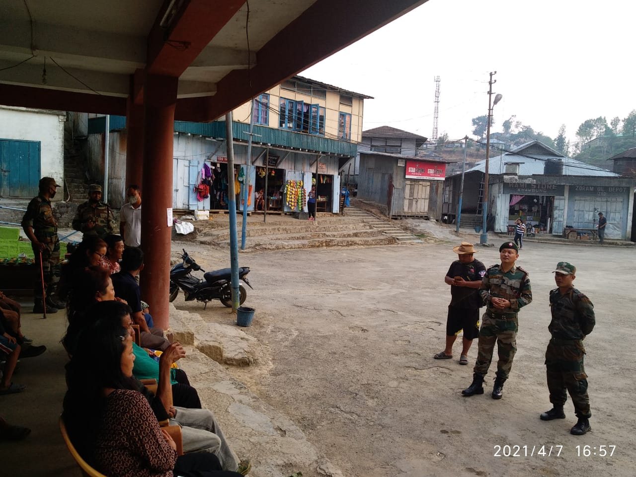 assam rifles medical aid in mizoram