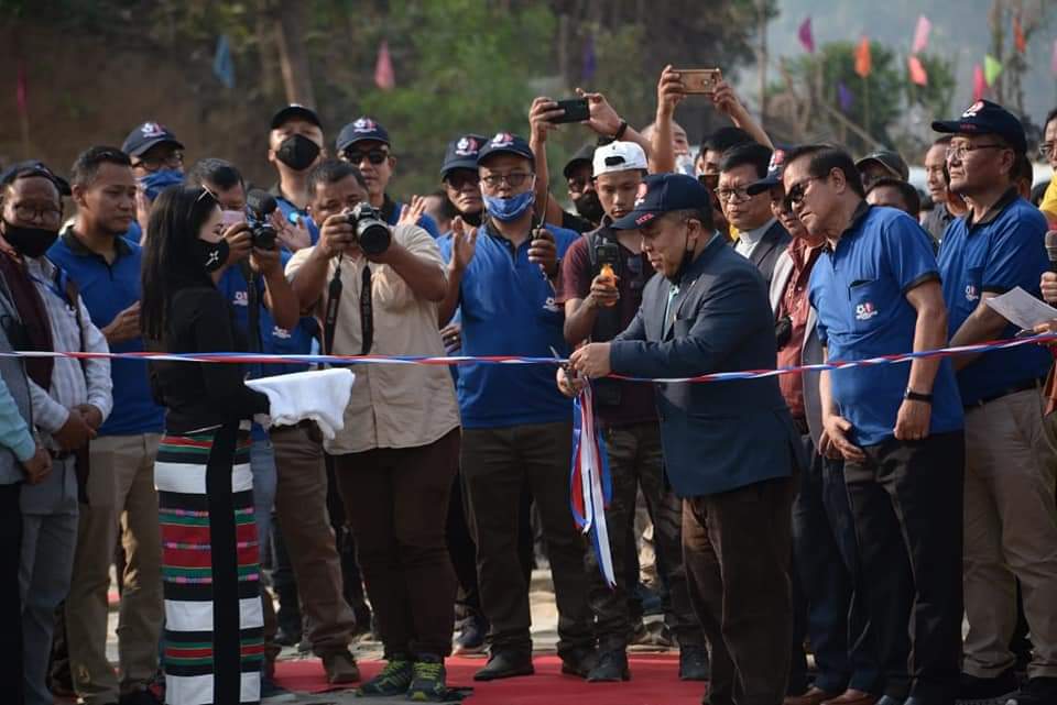 মিজোৰামৰ ছৈৰাঙত নৱনিৰ্মিত মিজোৰাম ফুটবল এছ'চিয়েছন খেলপথাৰ উদ্বোধন