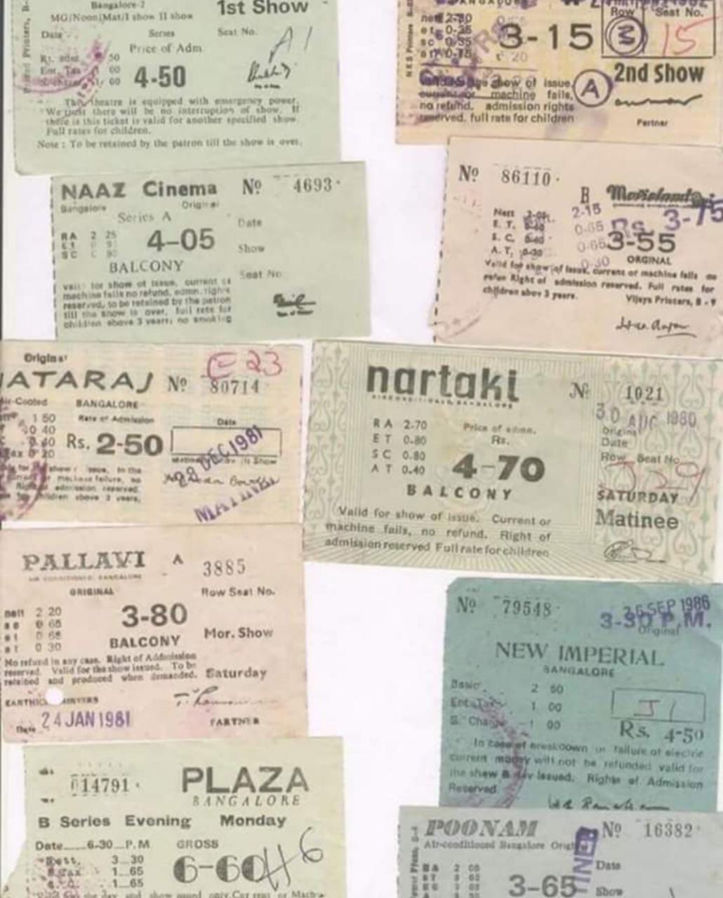 Movie ticket fare