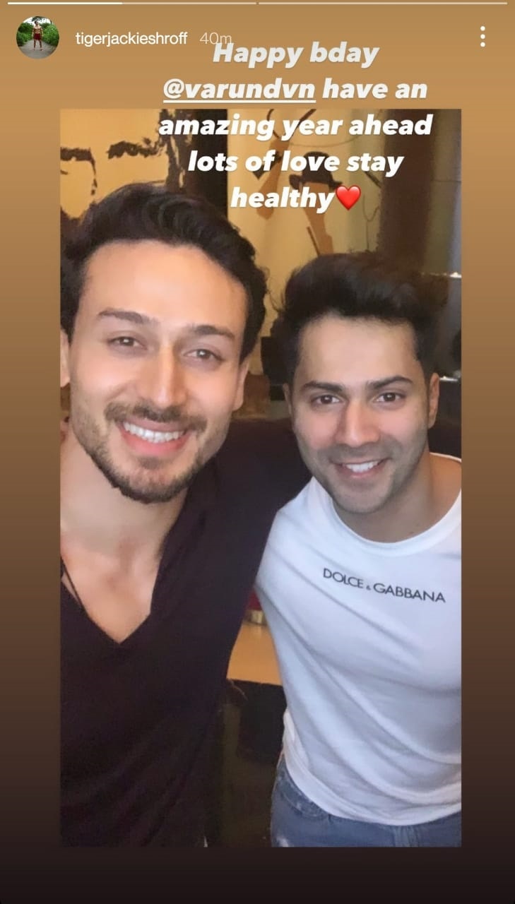 Tiger Shared this throwback picture as he extends birthday wish to Varun Dhawan