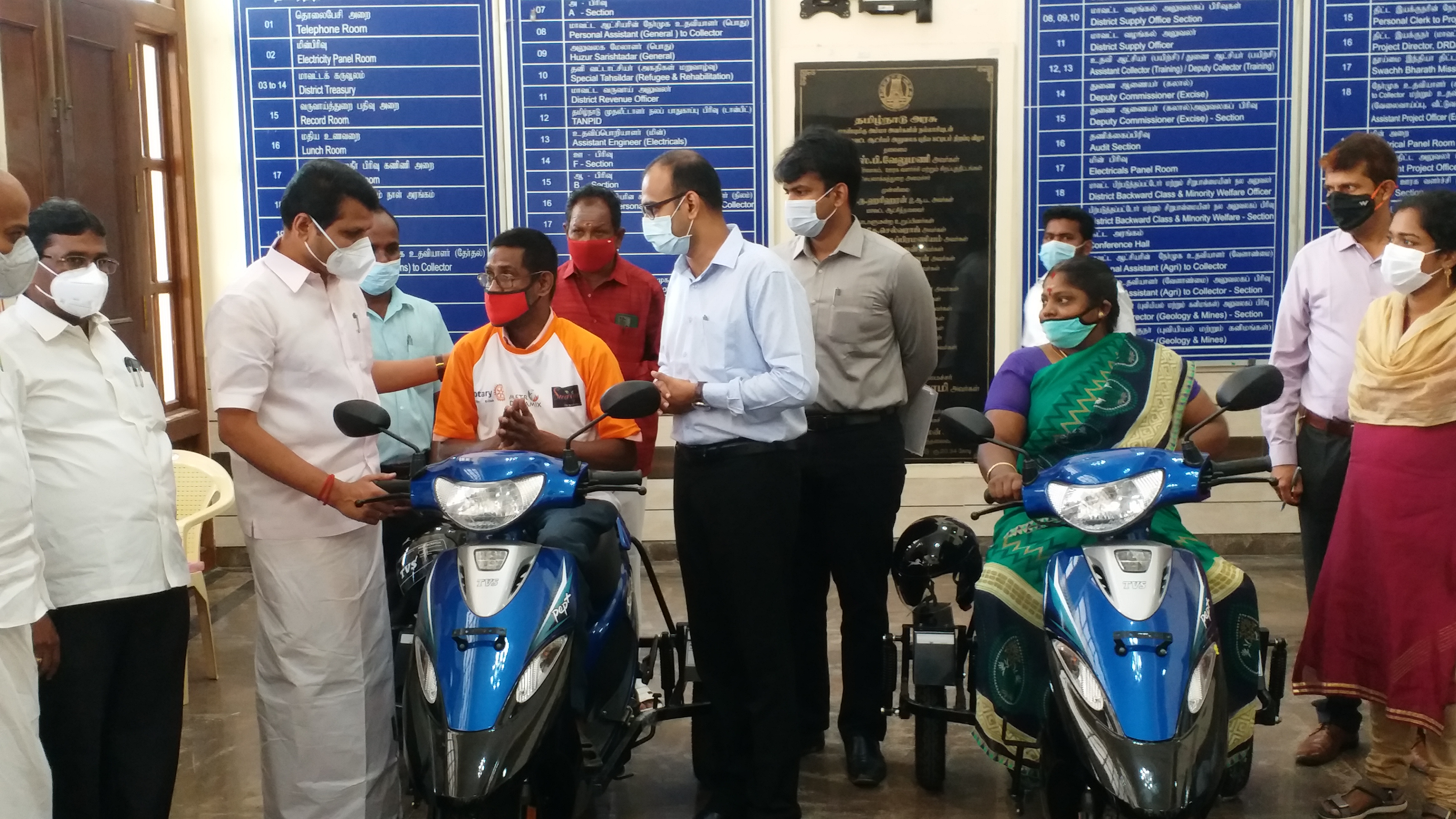 minister senthil balaji flagged differently abled day awareness rally, differently abled day awareness rally in coimbatore, கோயம்புத்தூரில் அமைச்சர் செந்தில் பாலாஜி, கோயம்புத்தூரில் மாற்றுத்திறனாளிகள் தினத்தை முன்னிட்டு விழிப்புணர்வு பேரணி