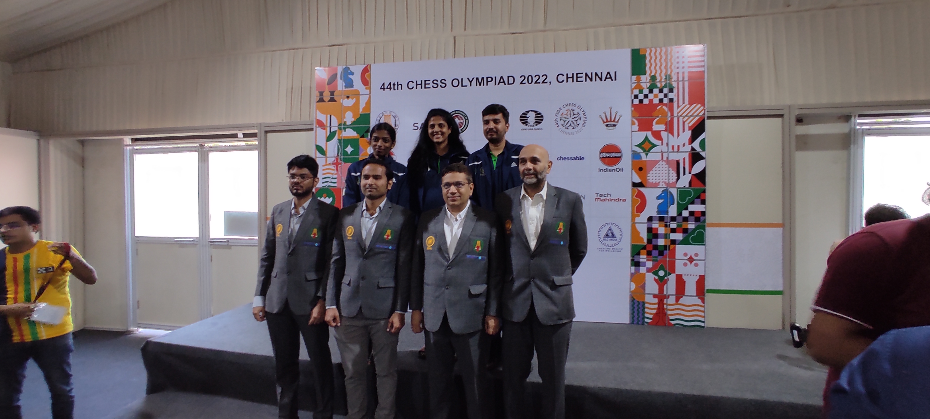 44th Chess Olympaid  Chess Olympaid  8 month pregnant lady  8 month pregnant lady take part in 44th chess olympiad  8 மாத குழந்தை கலம் இரங்கும் இந்திய வீராங்கனை  செஸ் ஒலிம்பியாட்  44ஆவது செஸ் ஒலிம்பியாட்  44ஆவது செஸ் ஒலிம்பியாட் போட்டி