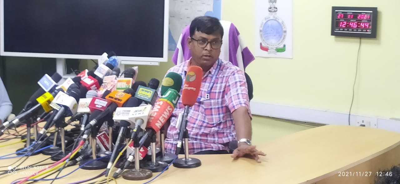 Chennai Meteorological Department Director Puviarasan pressmeet