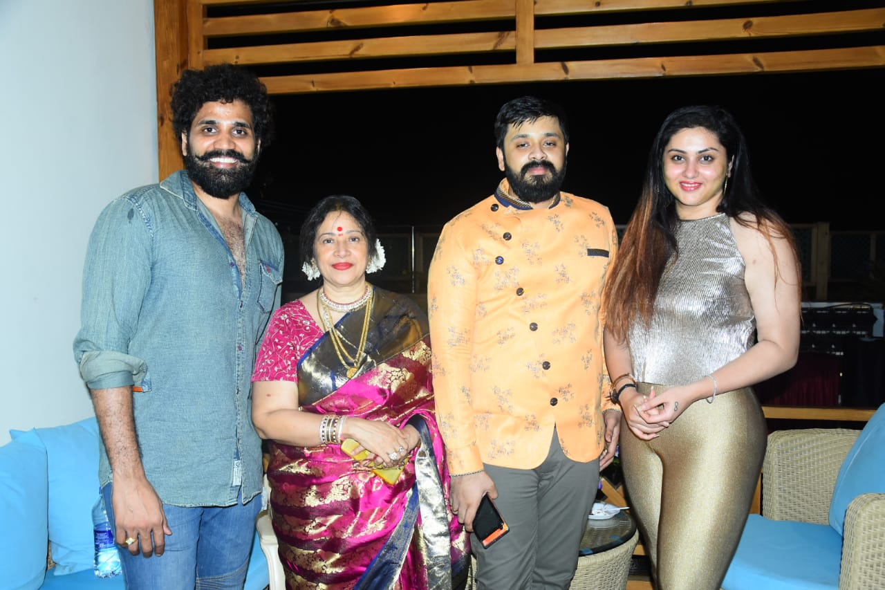 Actress Namitha in Music director Amreesh birthday celebration