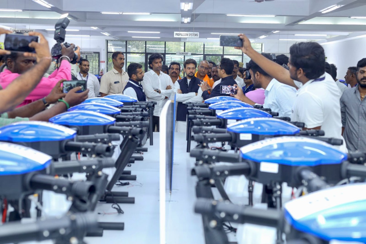 Anurag Thakur spoke on drone technology