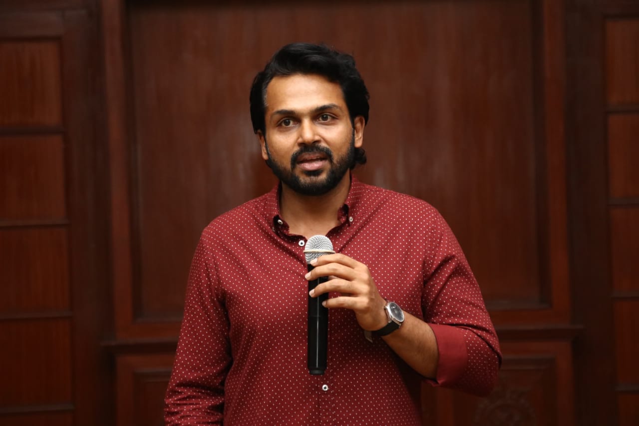 Karthi reveals about pattai in kaithi movie