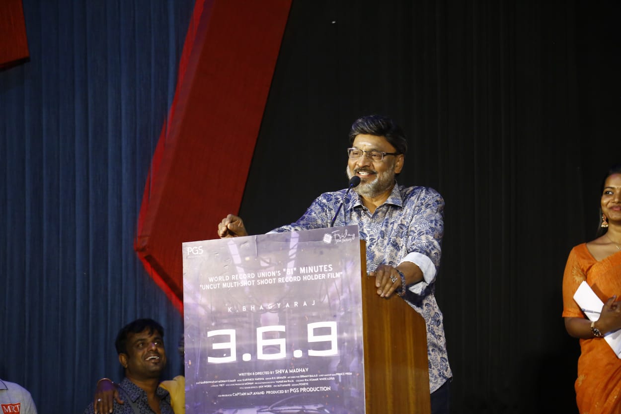 ’3.6.9’ படத்தின் இசை வெளியீட்டு விழாவில் பேசிய பாக்கியராஜ்