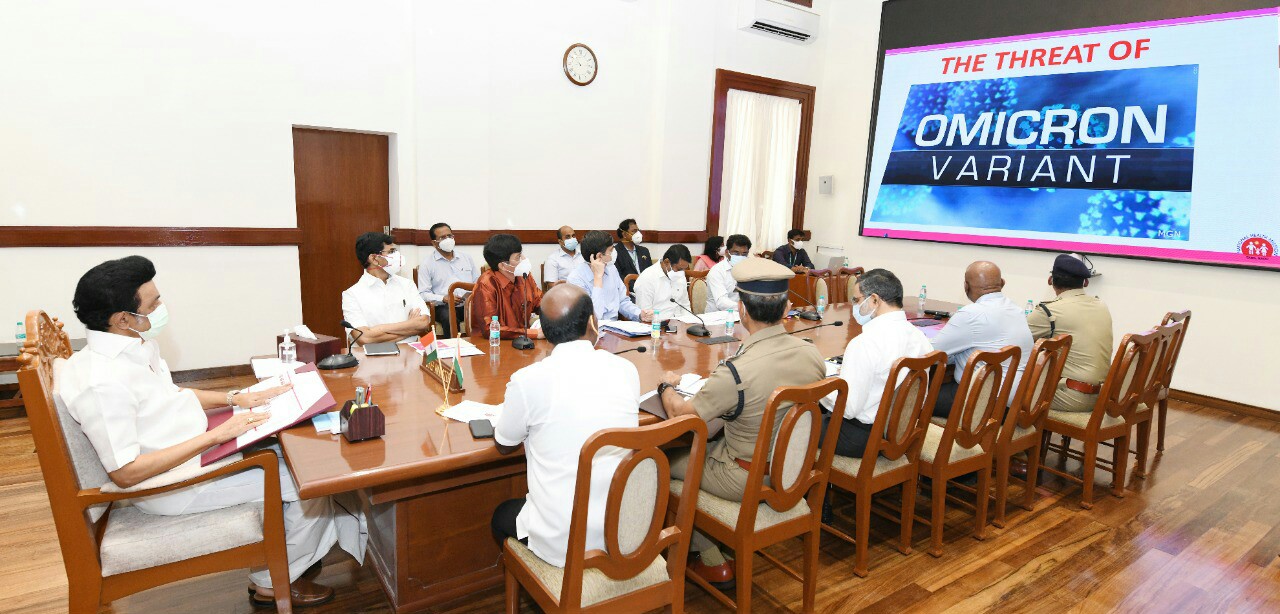 ஒமைக்ரான் அச்சம் குறித்து ஸ்டாலின் ஆலோசனை, restrictions on omicron in Tamil Nadu, CM STALIN MEETING REGARDING COVID RESTRICTIONS