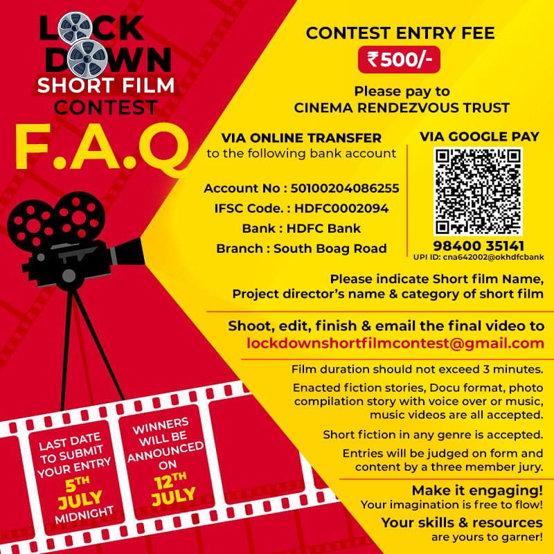 Lockdown Love shortfilm competition in chennai