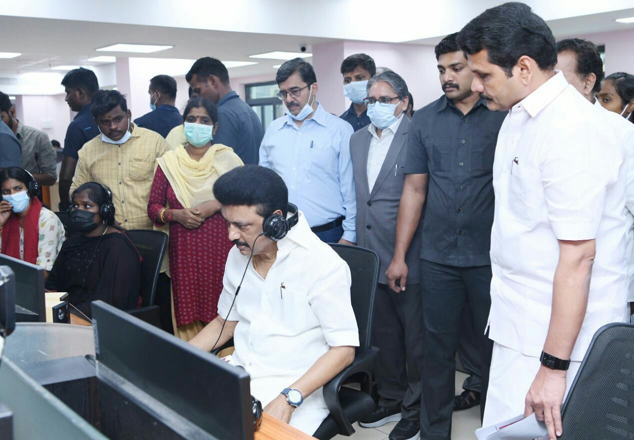 cm stalin  CM Stalin inspect Minnagam  tamil nadu cm stalin  Minnagam  TN EB head office  மின்னகத்தில் முதலமைச்சர் ஆய்வு  மின்நுகர்வோர் குறைதீர்க்கும் மையத்தில் முதலமைச்சர் ஆய்வு  மின்நுகர்வோர் குறைதீர்க்கும் மையம்  தமிழ்நாடு முதலமைச்சர்