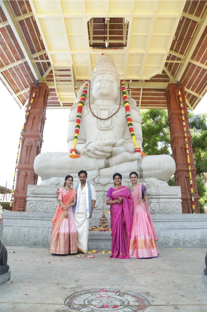 Actor Arjun Actor Arjun Sarja inagurated his dream Hanuman templeSarja