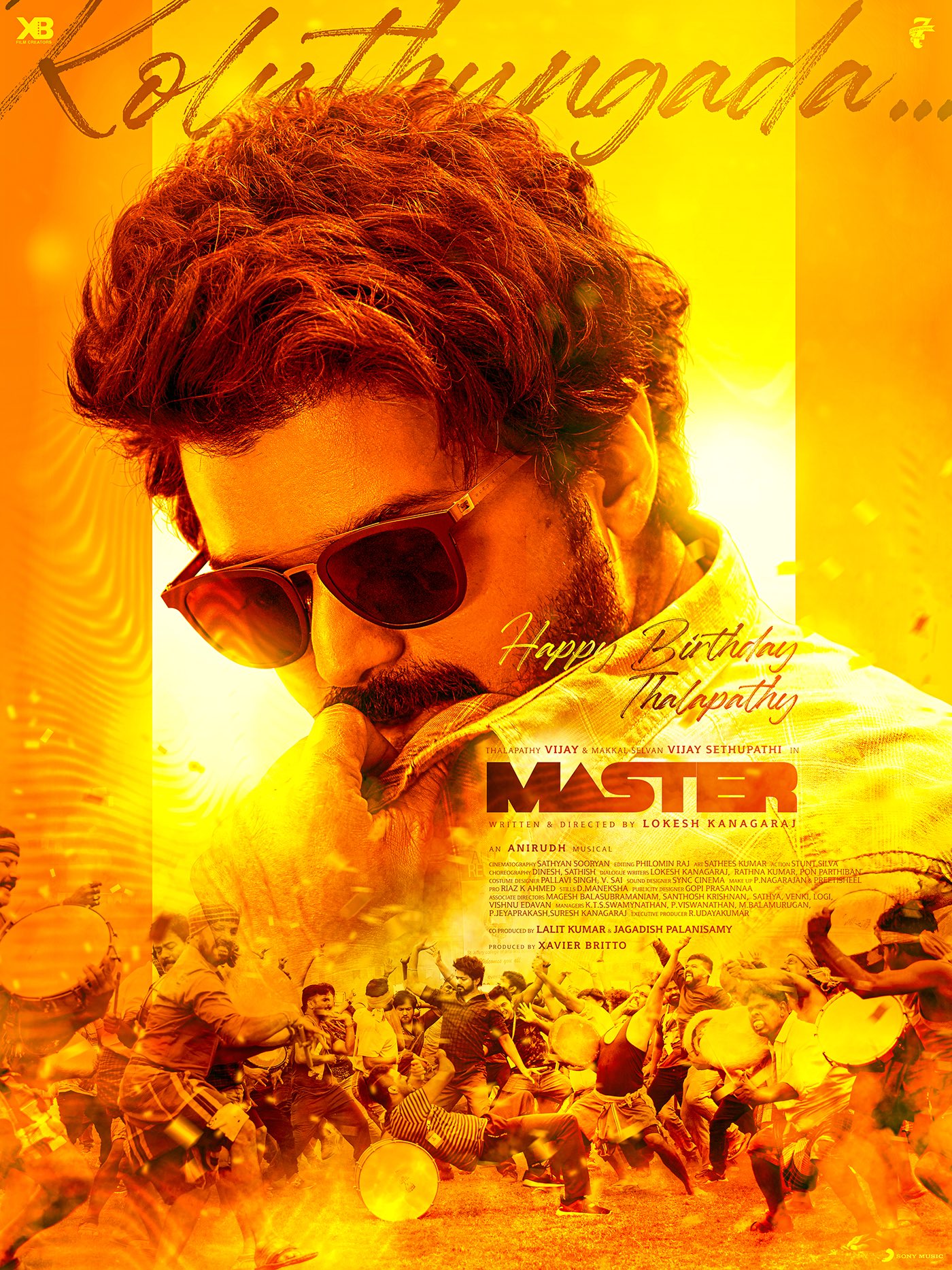 master team releases poster for vijay birthday