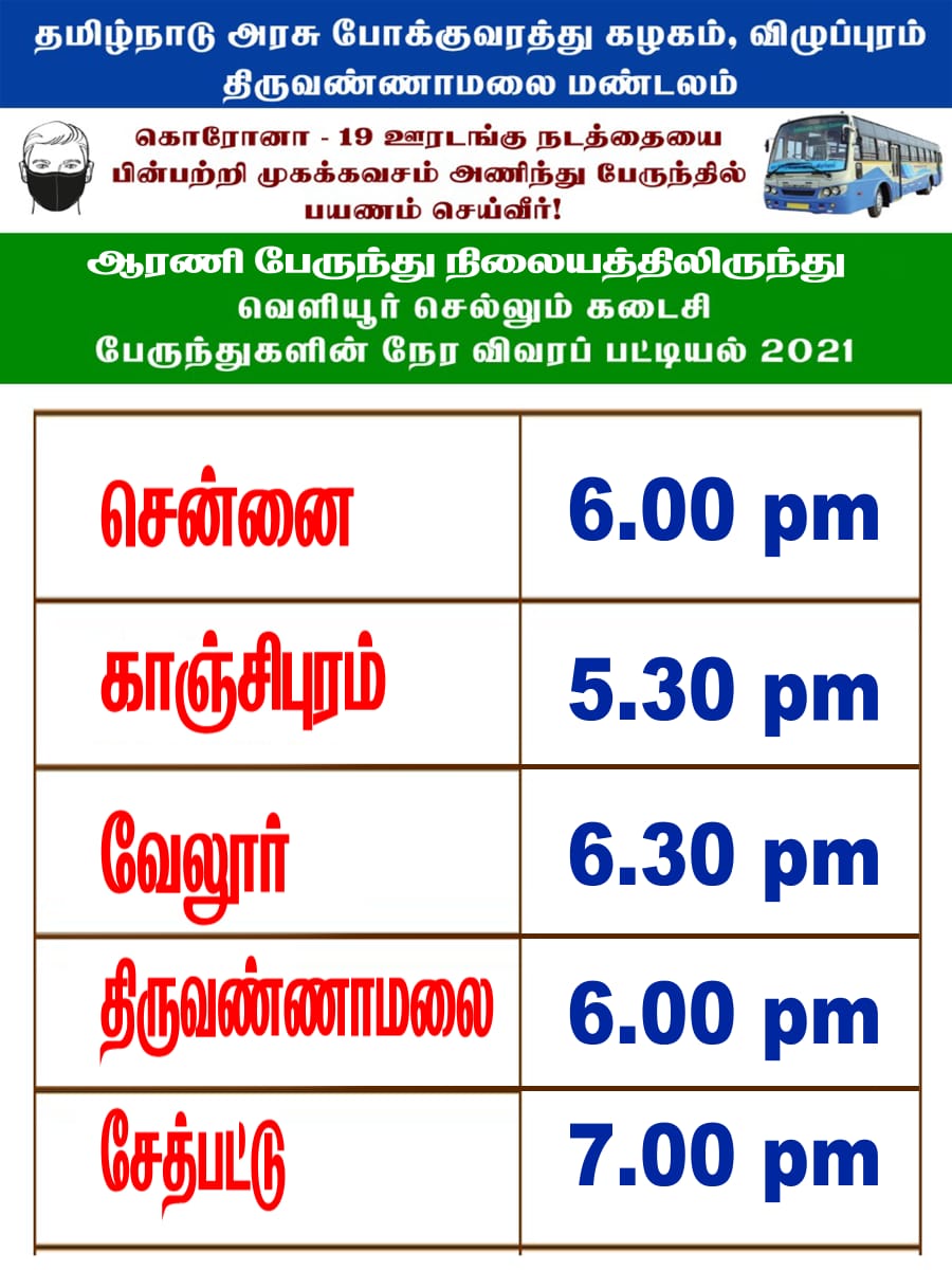 TAMILNADU NIGHT CURFEW , TNSTC, SETC