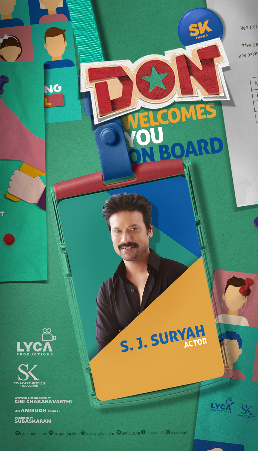 SJ Suryah joins in Don cast