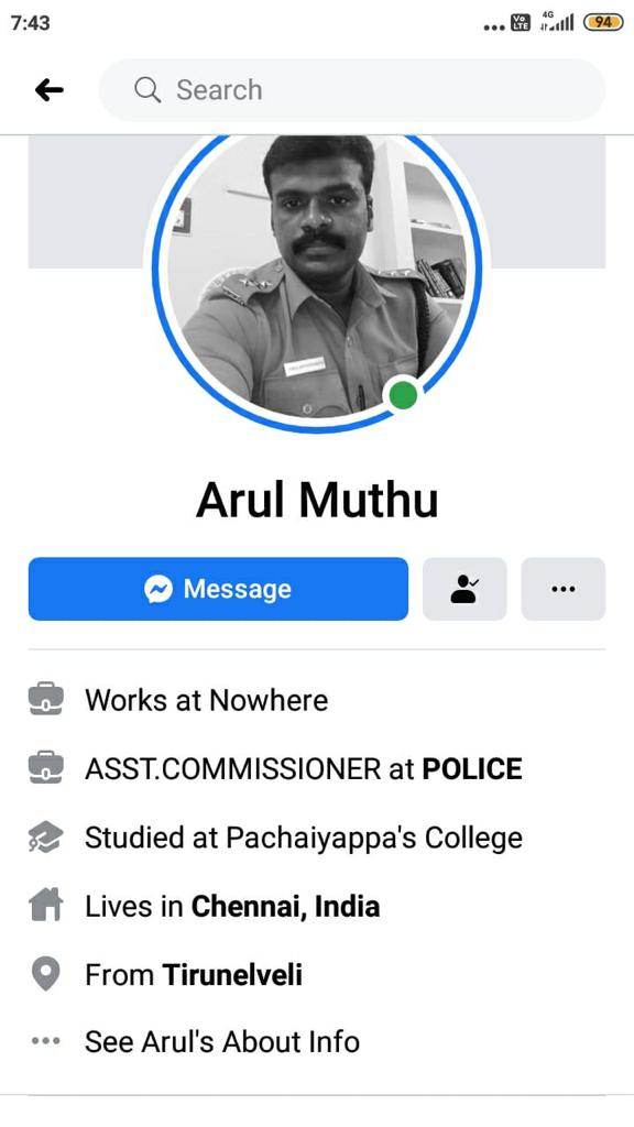 Attempting to snatch cash by creating fake FB account