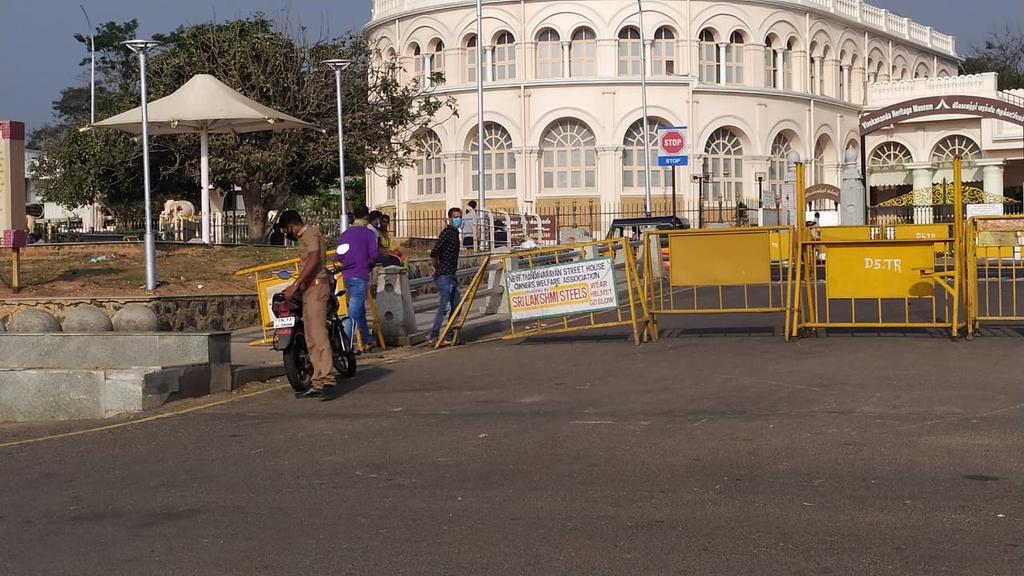 people were denied access to beaches due to the spread of the corona virus