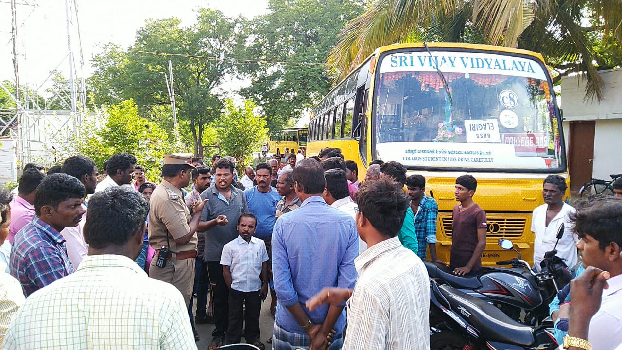 dharmapuri college bus_accident school student death