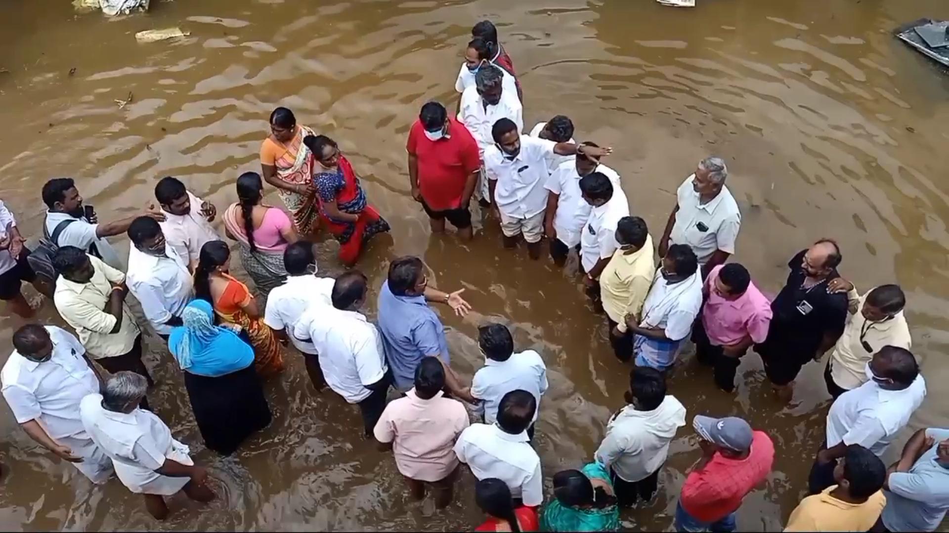 எம்பி செந்தில்குமார் ஆய்வு