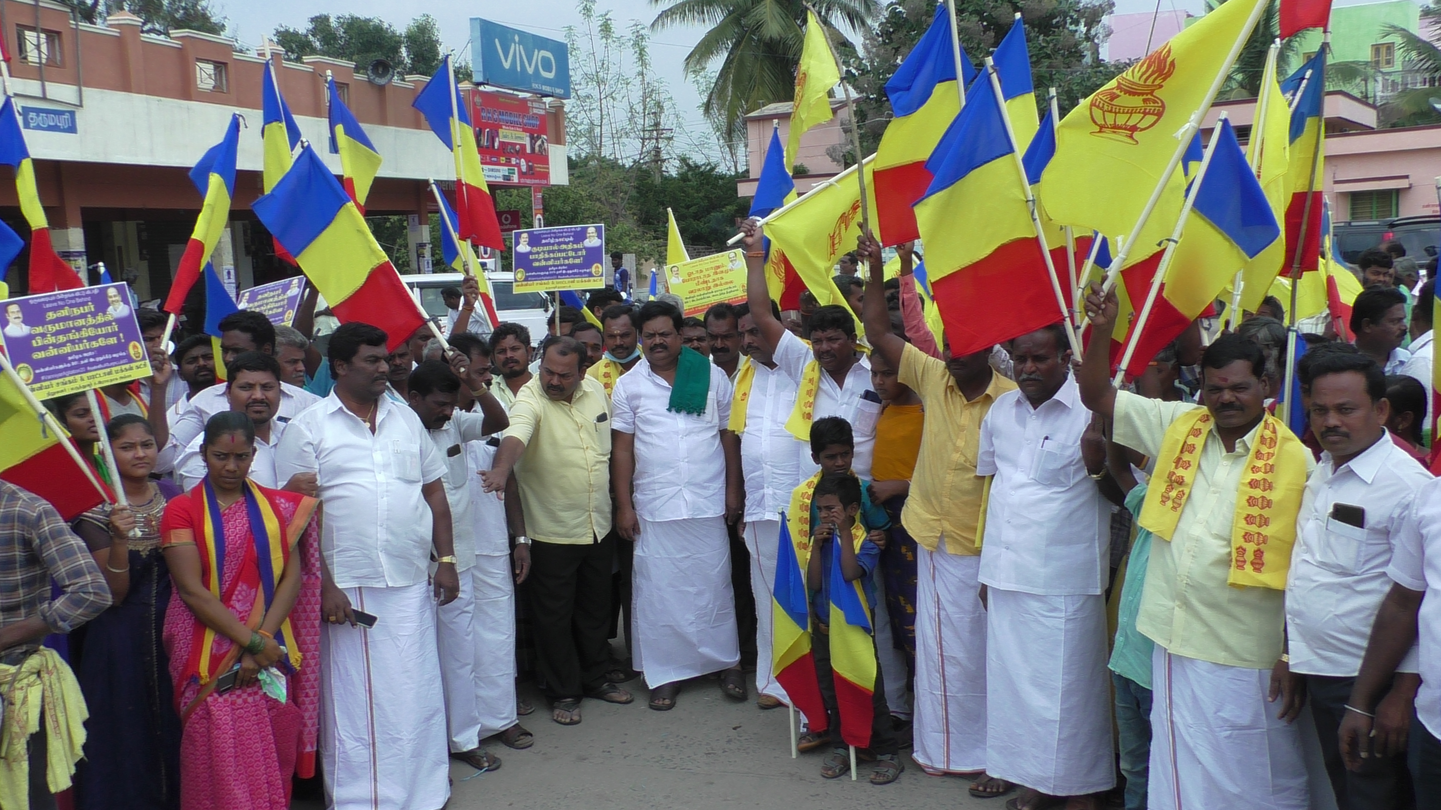 Dharmapuri mp plan to create riots  says  ex pmk mla velusamy