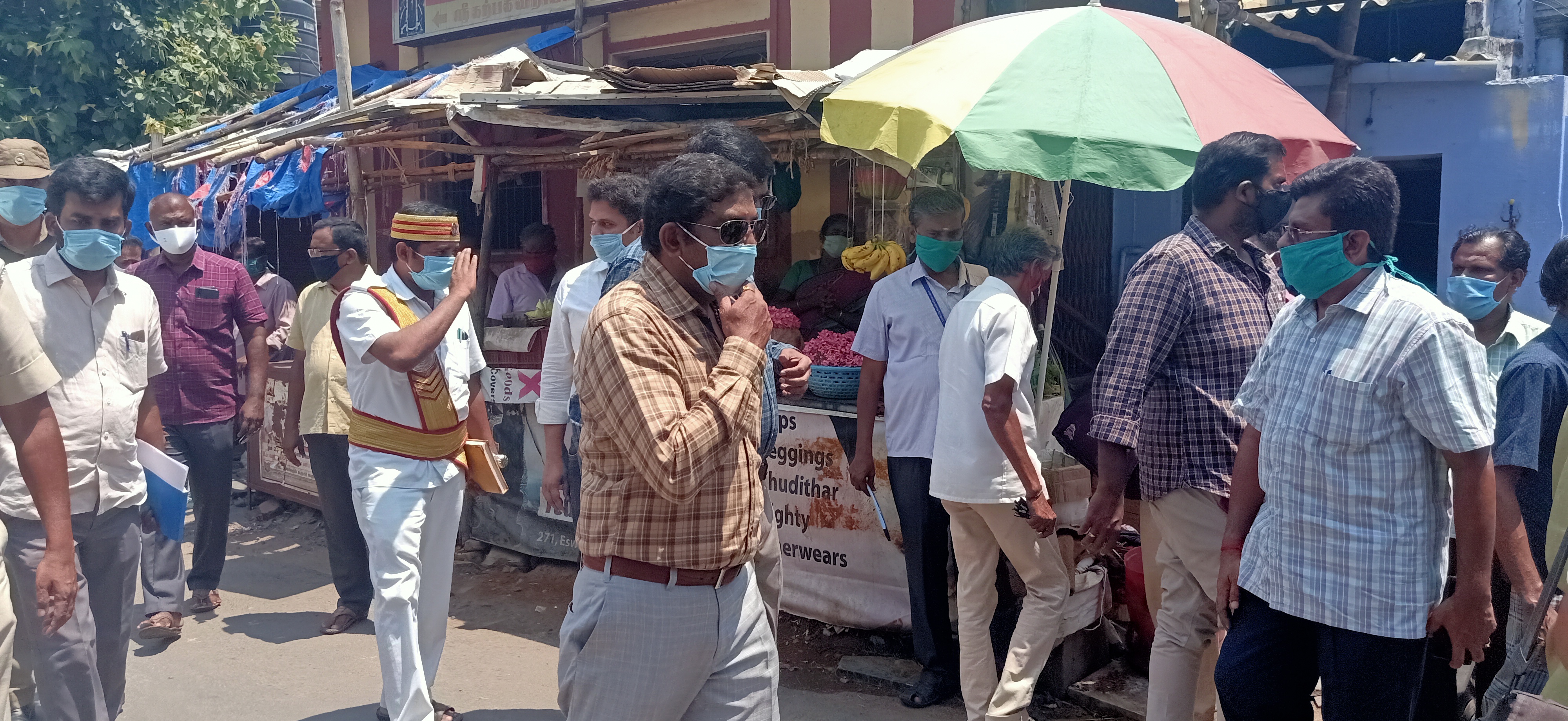 ஆய்வு மேற்கொண்ட ஆட்சியர்