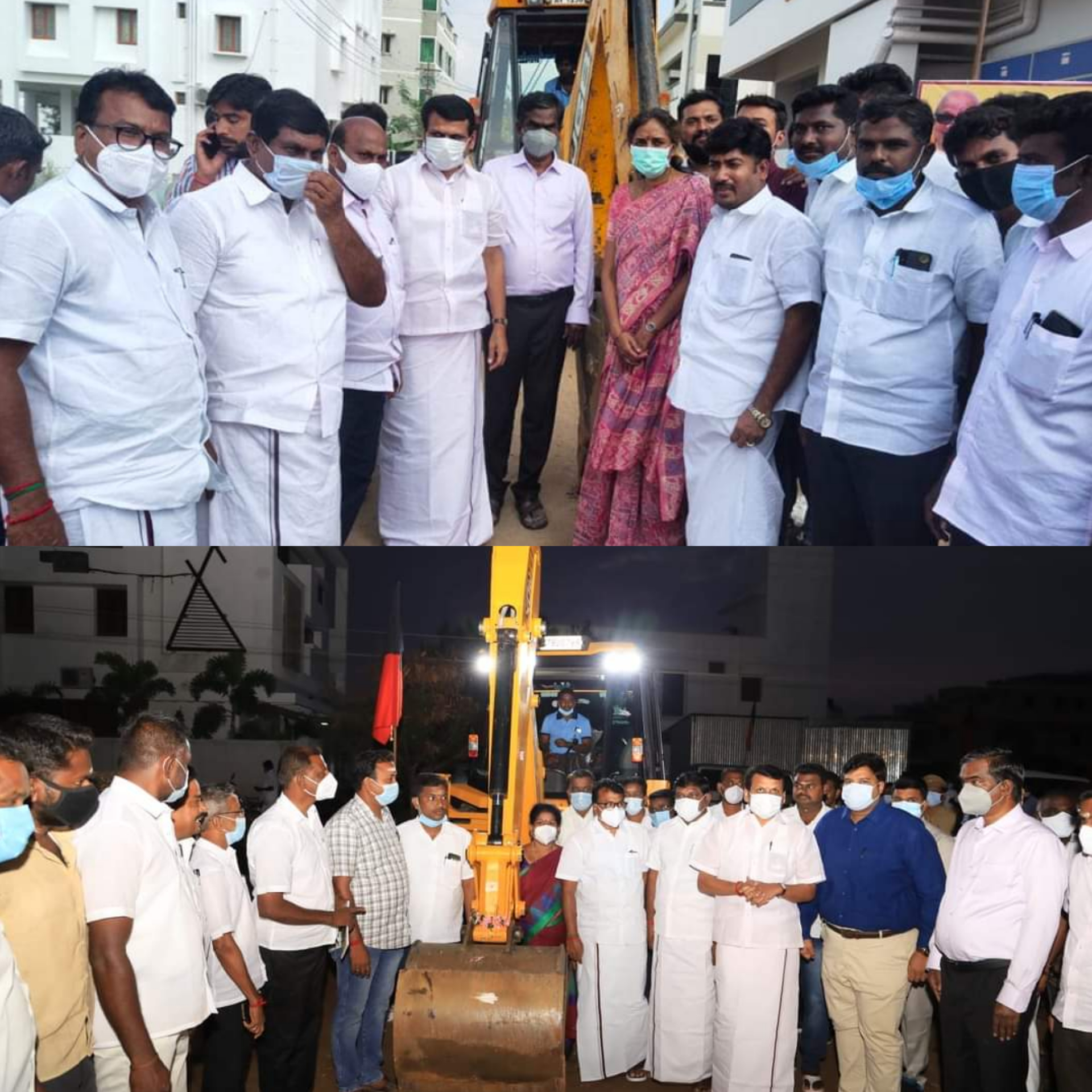 Senthilbalaji Inspection in Karur Government Hospital, Senthil Balaji inspected Corona Precautionary Measures, கரூர் அரசு மருத்துவமனையில் செந்தில்பாலாஜி ஆய்வு