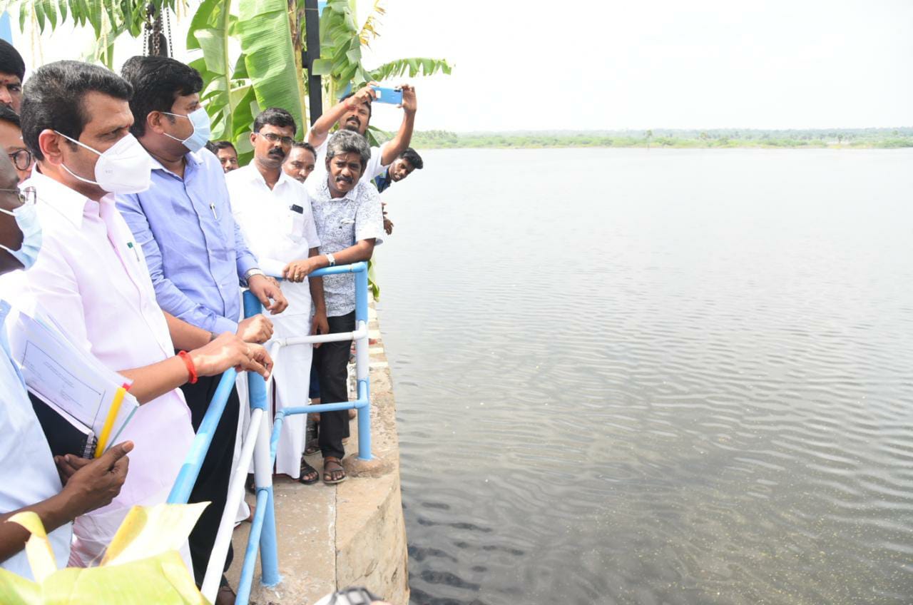 Water released from Aathupalayam dam